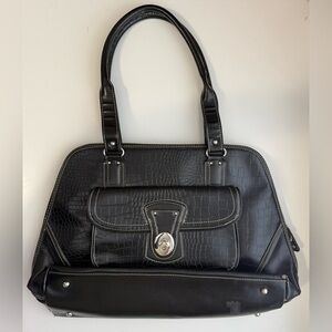 Elegant Black Laptop Handbag